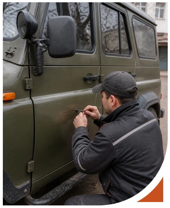 Профессиональное вскрытие автомобиля УАЗ без повреждений в Угличе
